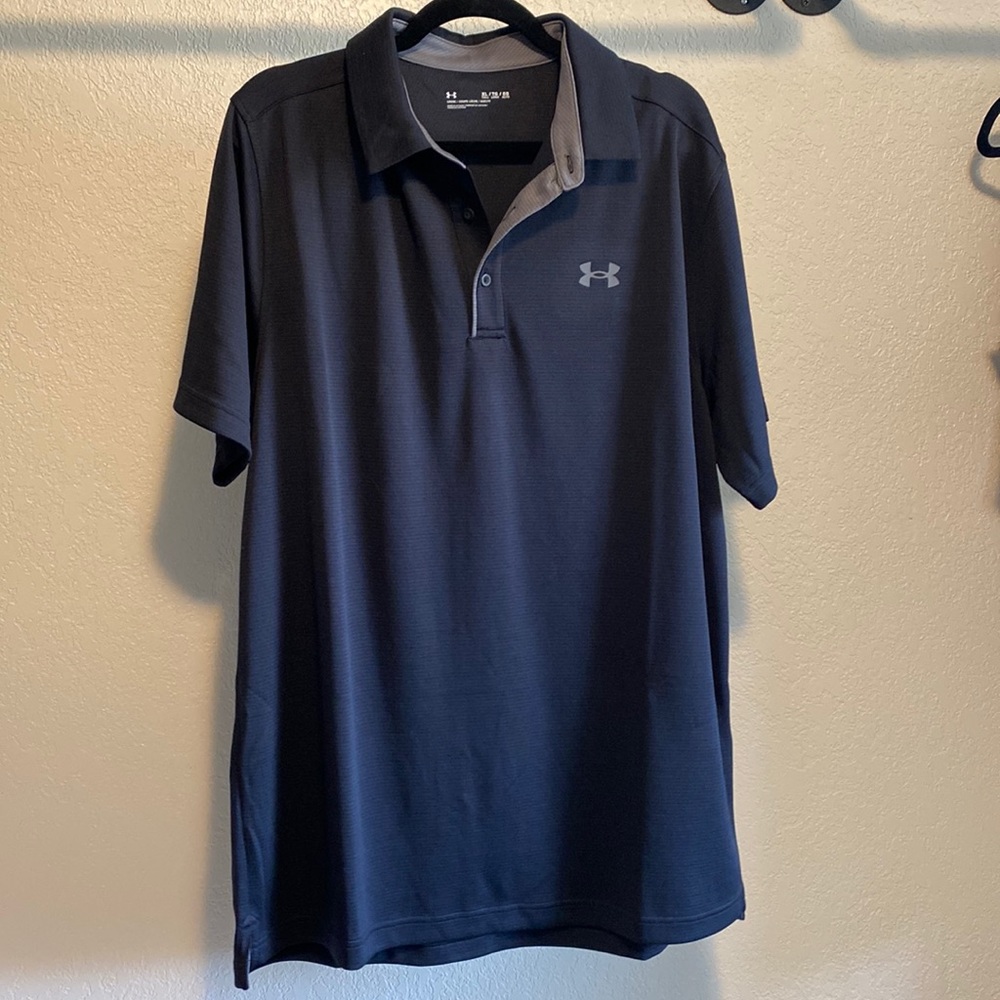Under Armour Black new without tags extra-large tall men’s polo